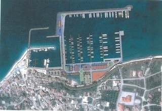 Plan of the new marina, next to the existing harbour